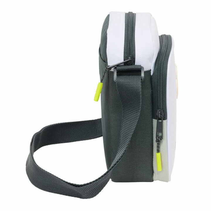 Borsa a Tracolla Real Madrid C.F. Bianco 16 x 22 x 6 cm