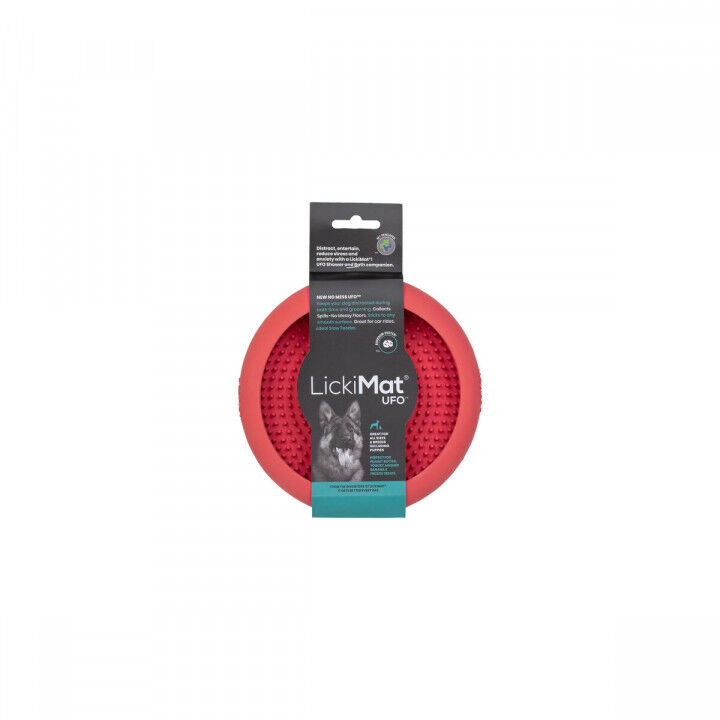 Mangeoire pour chiens Lickimat Rose Caoutchouc