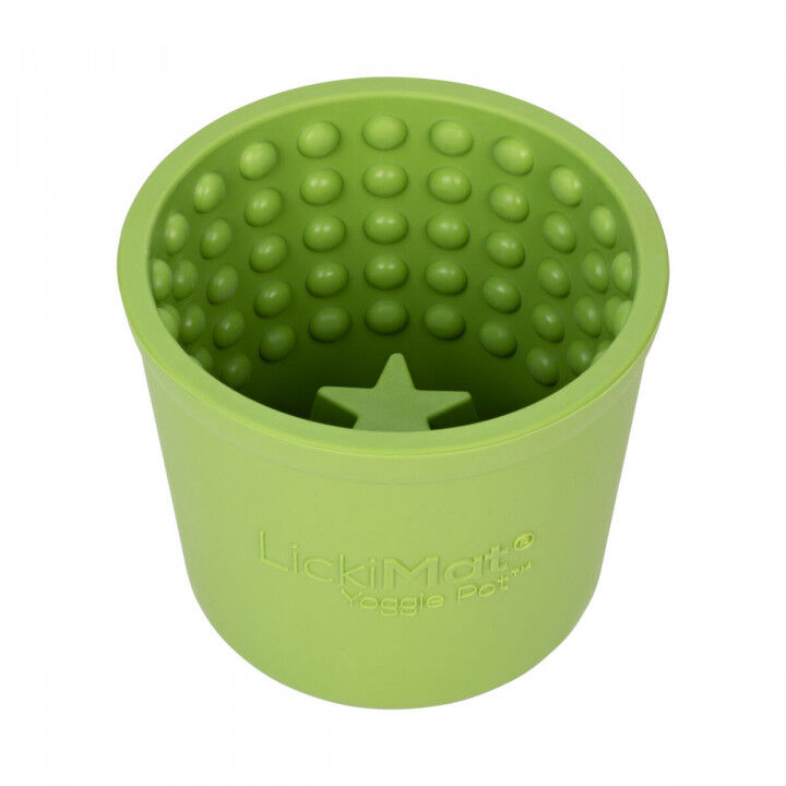 Comedero para Perro Lickimat Verde Goma