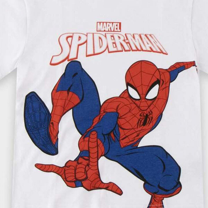 Kurzarm-T-Shirt für Kinder Spider-Man Weiß
