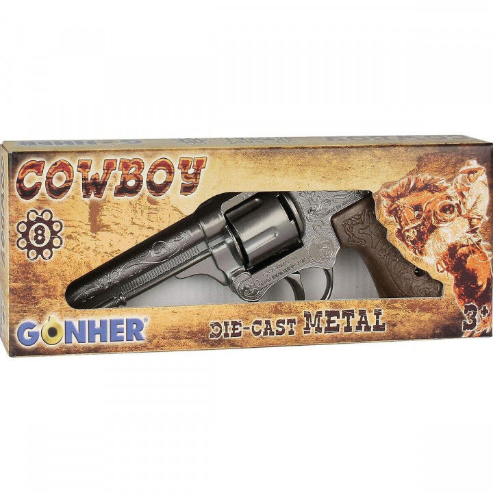 Pistola di Petardi Gonher Argentato Cowboy