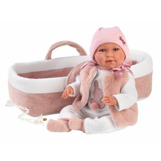 Baby Doll Llorens Mimi Pink 40 cm Carrycot