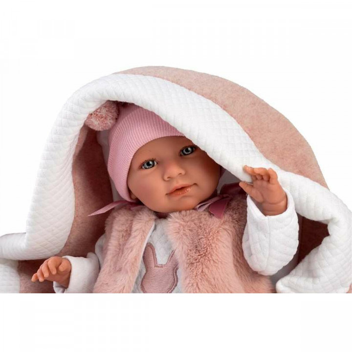 Babypop Llorens Mimi Roze 40 cm Reiswieg
