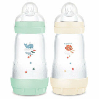 Baby-Flasche MAM Fishes grün Beige