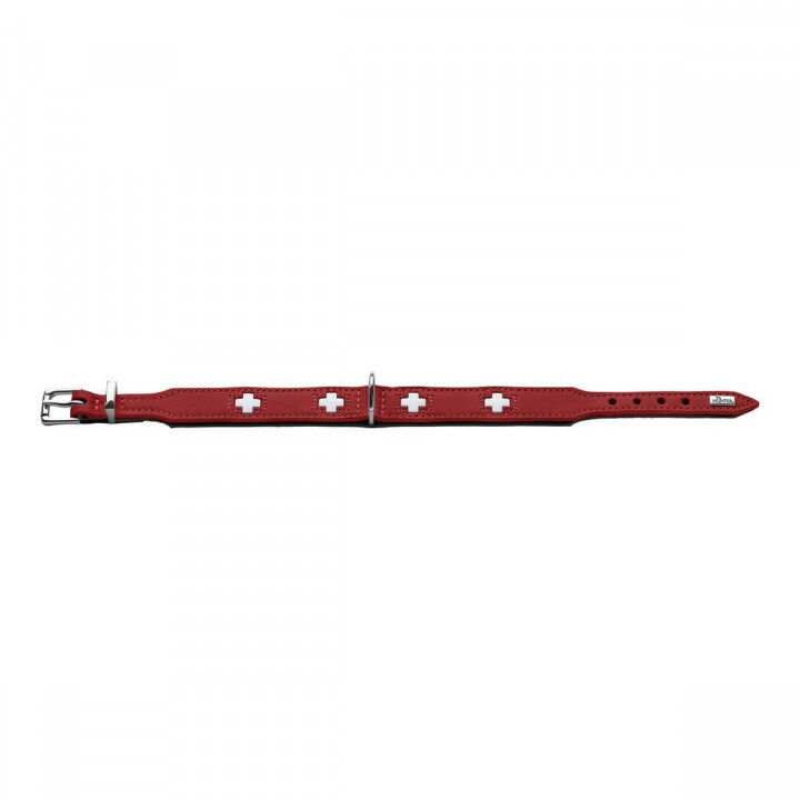 Hondenhalsband Hunter Swiss Rood/Zwart 35-43 cm