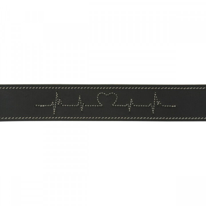 Collare per Cani Trixie Heartbeat Nero L 47-55 cm