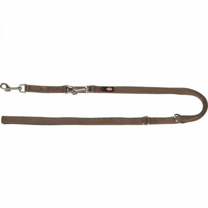 Adjustable dog leash Trixie Premium Hazelnut XS/S
