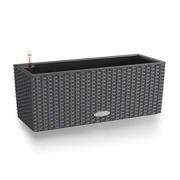 Vaso Lechuza Nero Grigio polipropilene