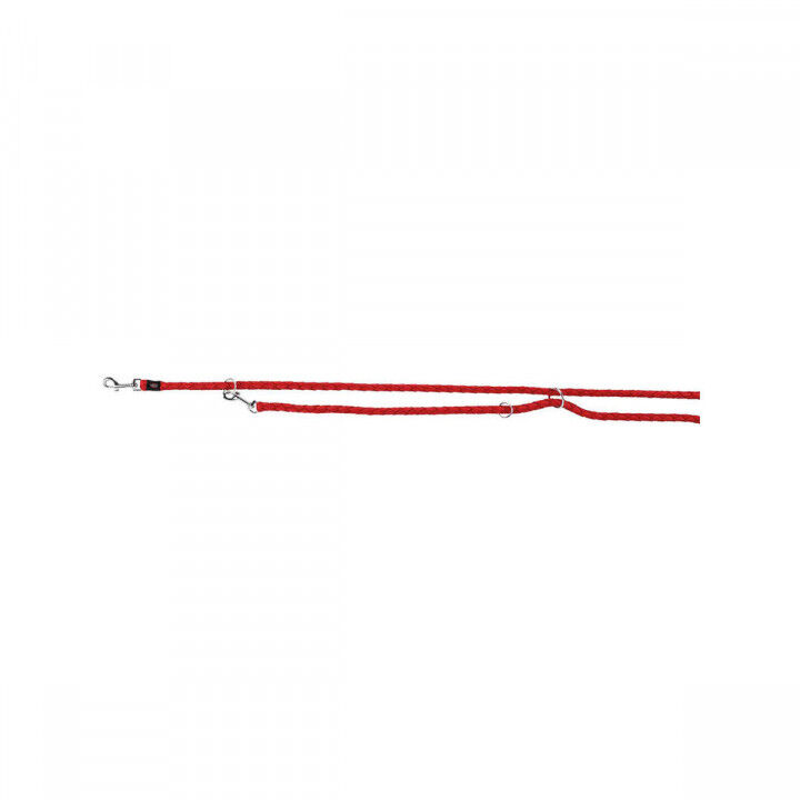 Guinzaglio regolabile per cane Trixie Cavo Rosso S/M 2 m