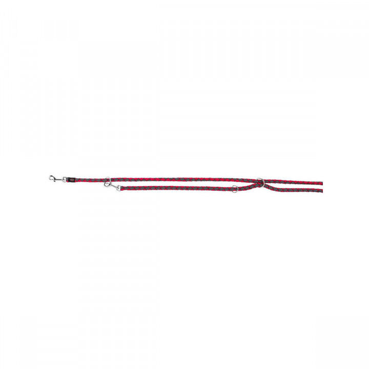Ramal ajustable para perro Trixie New Cavo Grafito Fucsia S/M 2 m