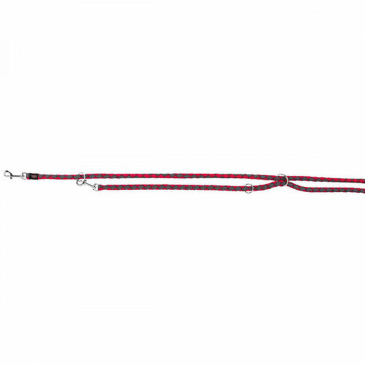 Adjustable dog leash Trixie New Cavo Graphite Fuchsia S/M 2 m