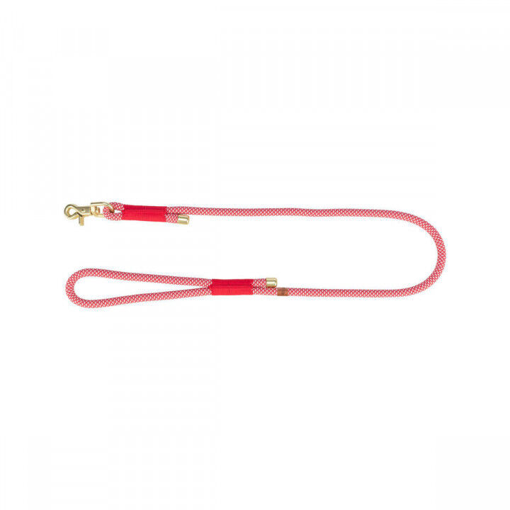 Hondenriem Trixie Soft Rope Rood Crème 1,2 m XS S XS/S