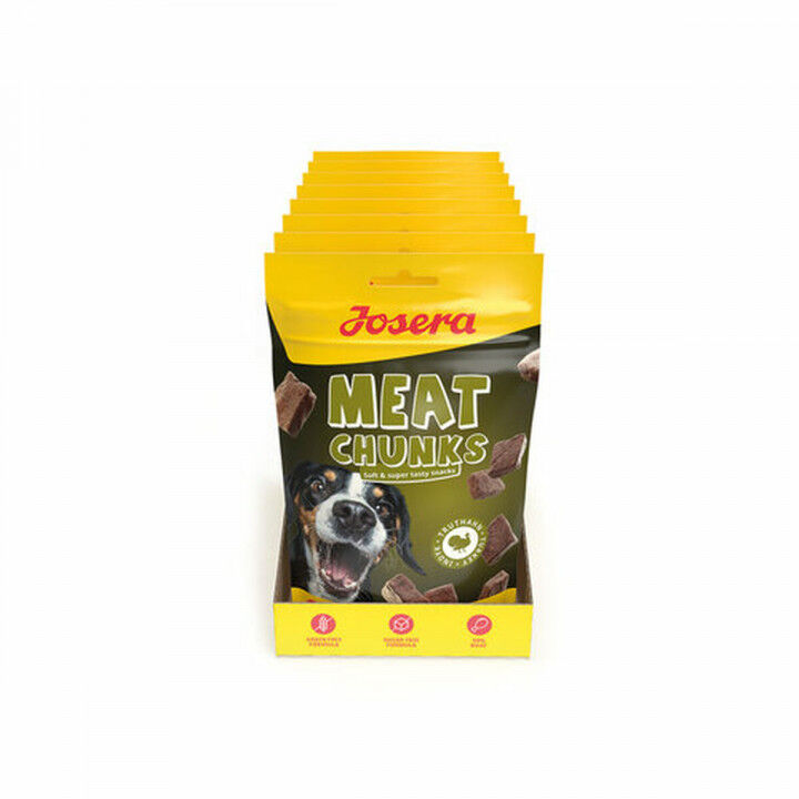 Snack voor honden Josera Meat Chunks 70 g Pauw