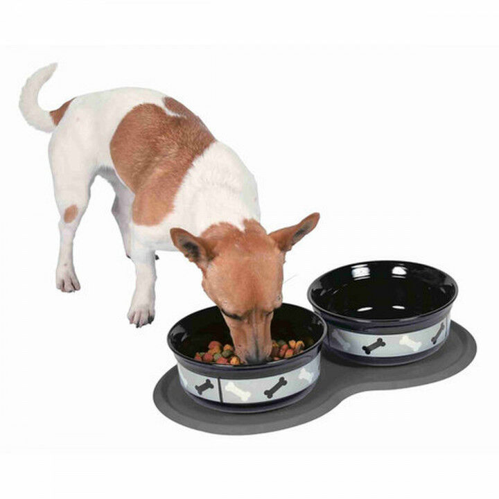 Placemat Trixie 45x25 cm Donker grijs 45 x 25 cm Natuurlijk rubber