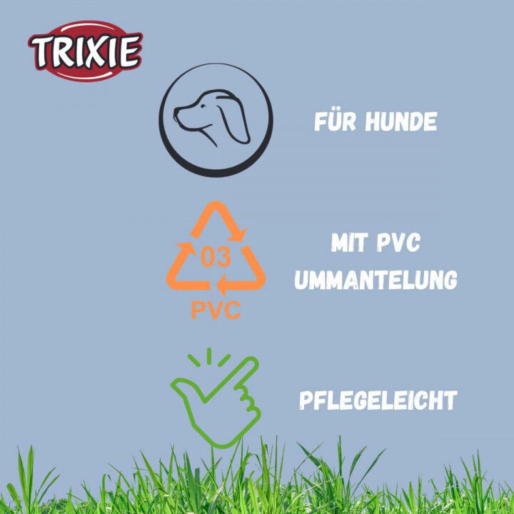 Hundehalsband Trixie CityStyle grün M 35-42 cm