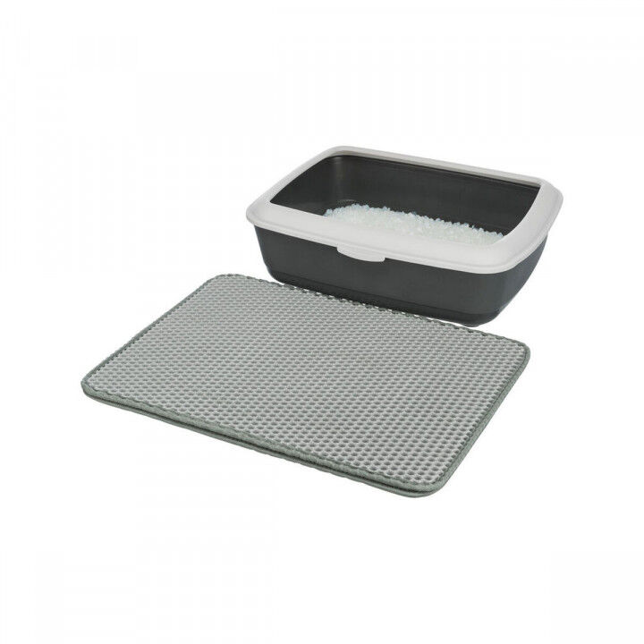 Katzenklo-Matte Trixie Grau Moosgummi 40 × 55 cm