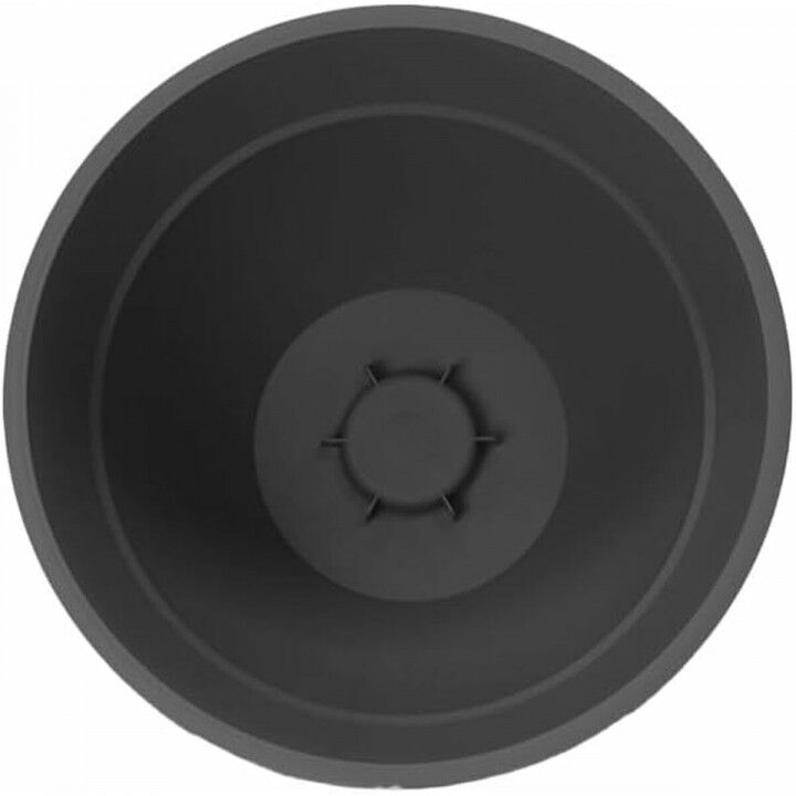 Bloempot EDA Grijs Ø 52 cm Donker grijs Plastic Cirkelvormig Modern