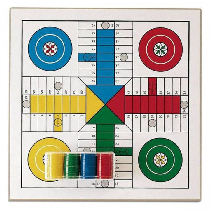 Parchis en Oca Spelbord Cayro T-131/A 33 x 33 cm