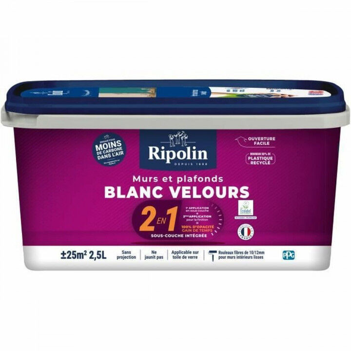Peinture d'Apprêt Ripolin Blanc 2,5 L Satiné