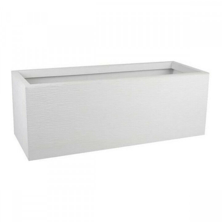 Macetero EDA Graphit Up Rectangular Blanco 79,5 x 29,5 x 29,5 cm