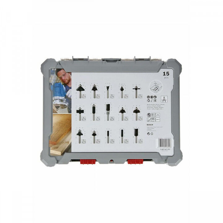 Set de brocas BOSCH 2607017471 Metal 15 Piezas