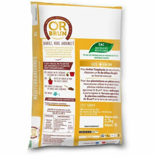 Terreau d'empotage OR BRUN 6 L Agrumes