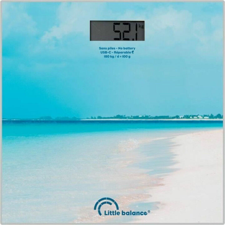 Báscula Digital de Baño Little Balance Caribe Azul