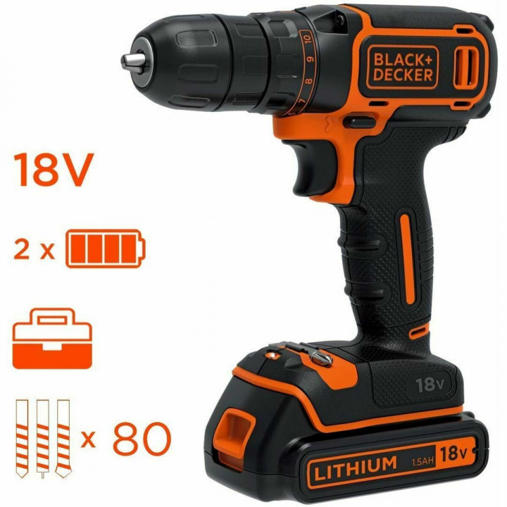 Elektrische schroevendraaier Black & Decker CDC18BAFC-QW