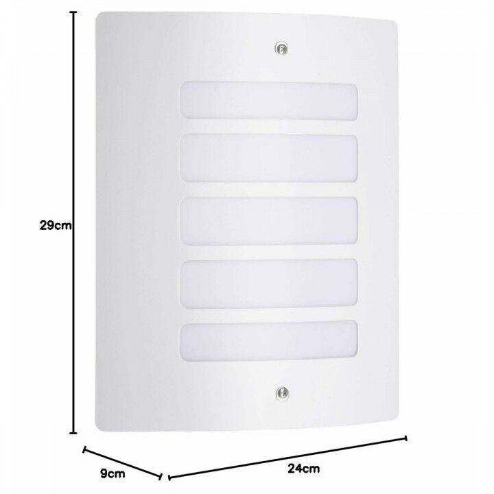 Aplique de Pared Brilliant Todd Blanco Metal Plástico 60 W E27