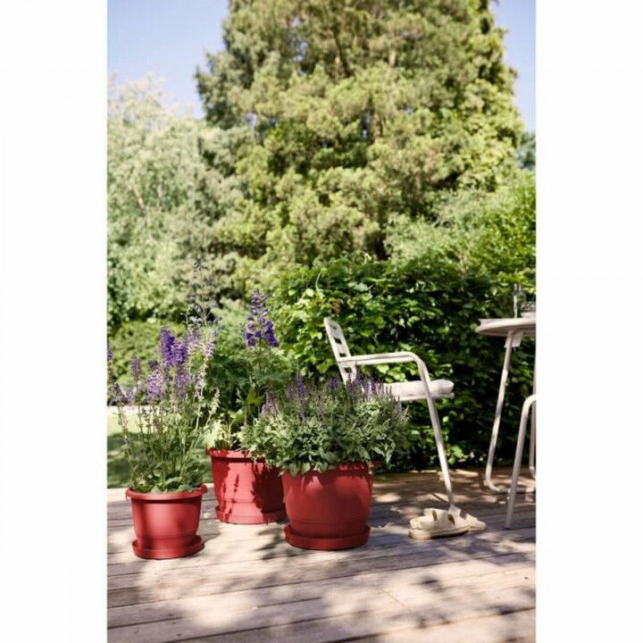 Plant pot Elho Amiga Round 40 Red rouge 39 x 29 cm