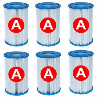 Filter voor zuiveringsinstallatie Intex Soort A 6 Stuks