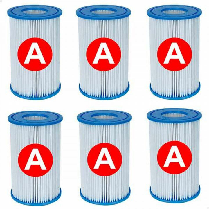 Filtro per Sistema di Filtraggio Intex Tipo A 6 Unità