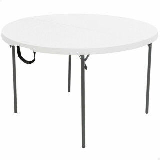Table Klapptisch Lifetime Weiß Stahl Kunststoff 122 x 73 cm