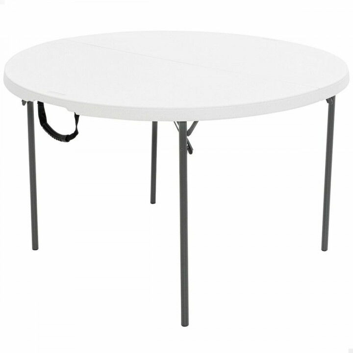 Table Klapptisch Lifetime Weiß Stahl Kunststoff 122 x 73 cm