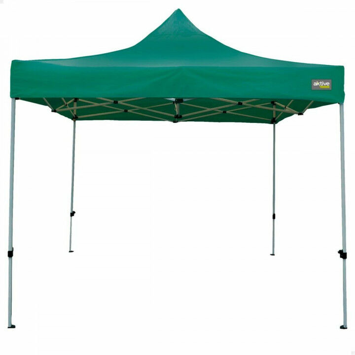 Gazebo Aktive 300 x 300 x 220 cm Verde Pieghevole Altezza regolabile