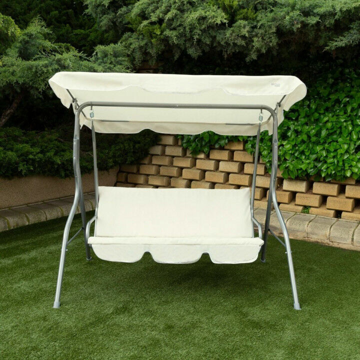 Schommelstoel Aktive 3 plaatsen Ivoor 180 x 107 x 160 cm