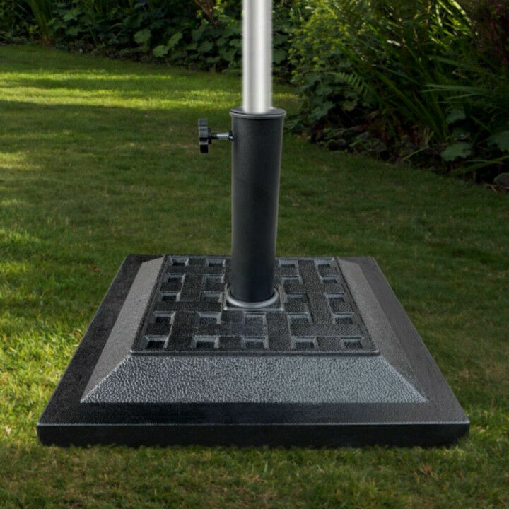 Base para Sombrilla Aktive Negro 44 x 44 cm 12 kg