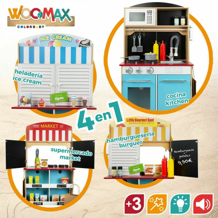 Cocina de Juguete Woomax Helado 60 x 40 x 109 cm
