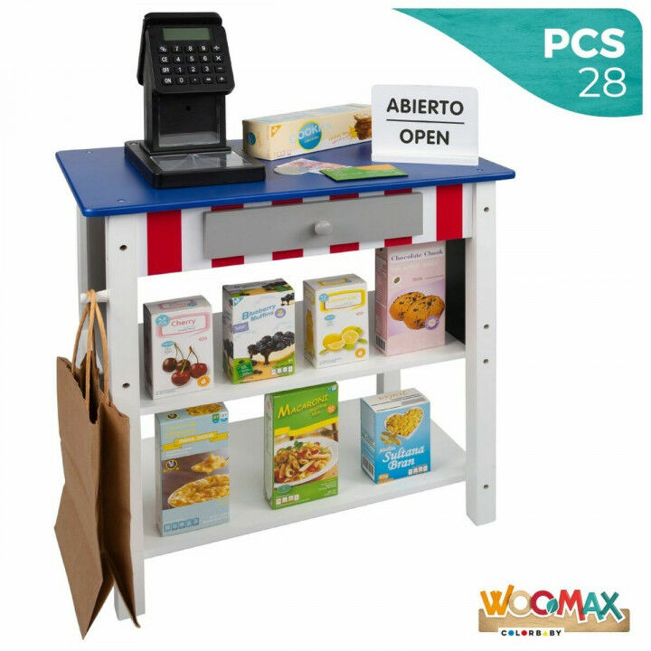 Supermercado de Juguete Woomax 48 x 70 x 30 cm 28 piezas