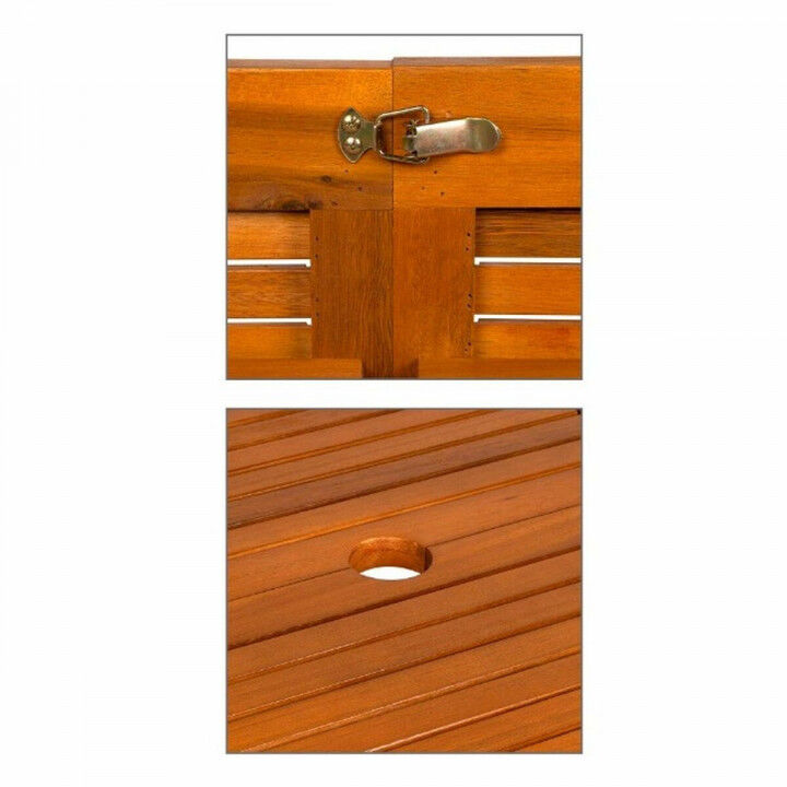 Asuziehbarer Tisch Aktive Akazienholz Ausziehbar Oval 200 x 100 x 74 cm