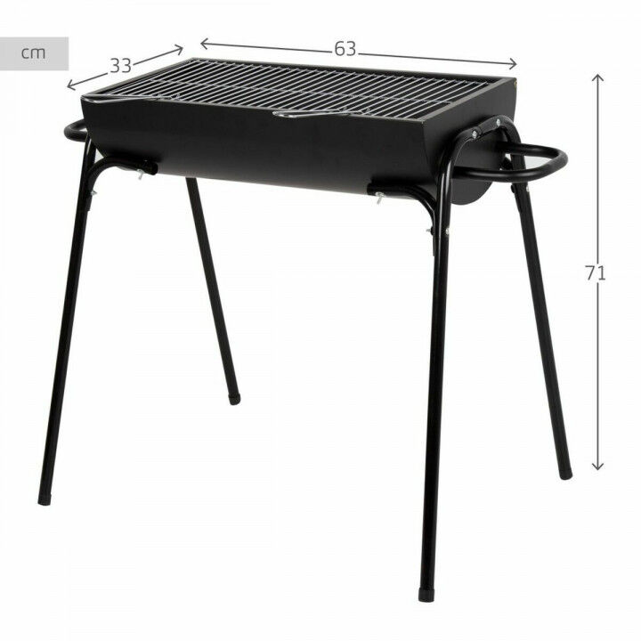Houtskoolbarbecue met Poten Aktive 91 x 33 x 71 cm