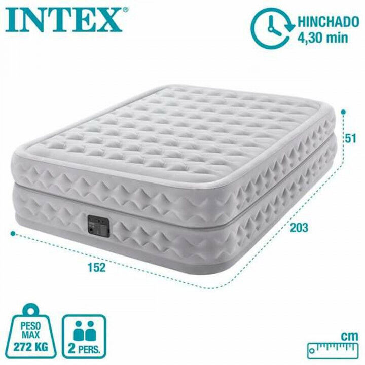 Aufblasbares Bett Intex 152 x 203 x 51 cm 272 kg