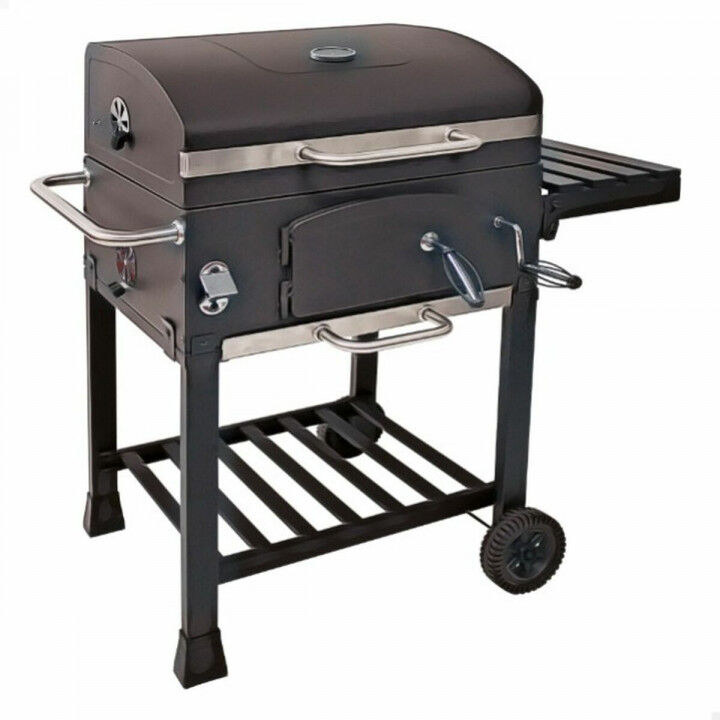 Barbecue a Carbone con Coperchio e Ruote Aktive 102 x 65 x 104 cm