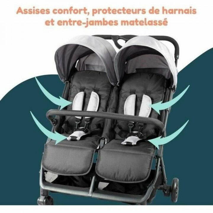 Poussette pour bébé Bambisol Gris