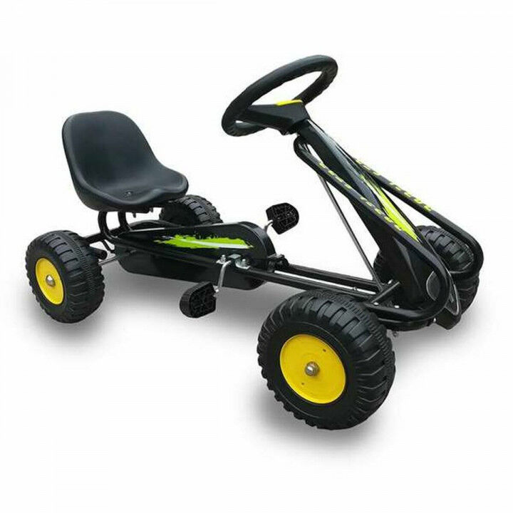 Coche a pedales Go Kart Black
