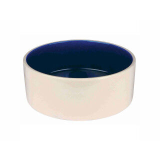 Pet feeding dish Trixie Blue Cream 2,3 L Ceramic
