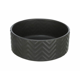 Voerbak voor honden Trixie Zwart Ø 16 cm 900 ml