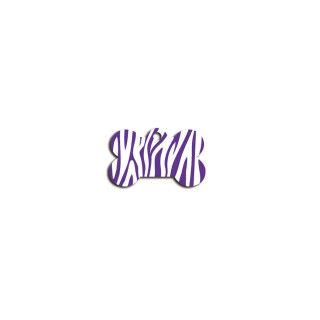 Placa identificativa para collar Imarc Bone Lila