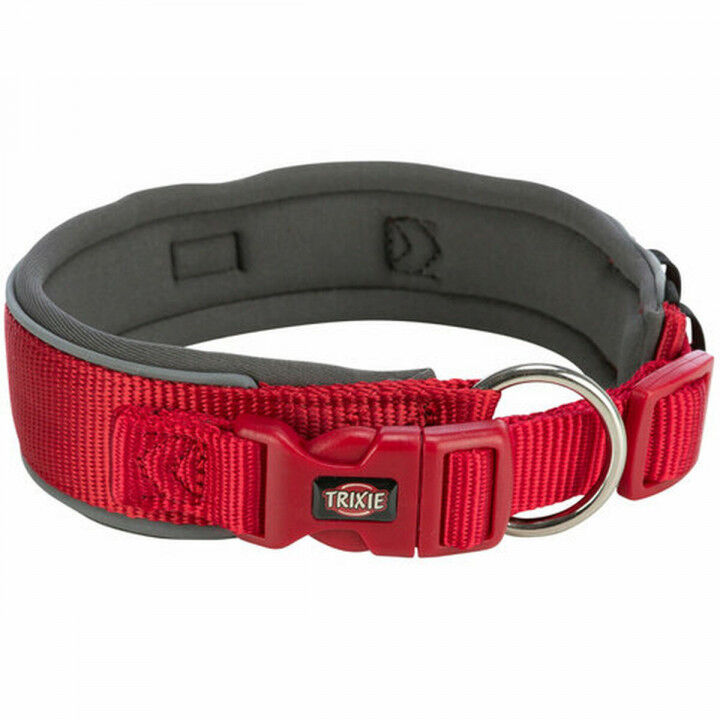Hondenhalsband Trixie Premium Rood Grafiet L/XL 53-62 cm