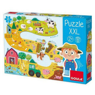 Baby-Puzzle: Bauernhof XXL Goula 53176 (17 pcs)